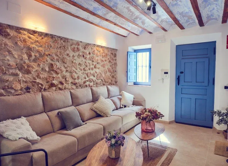 Imagen de Zona de estar con chimenea.