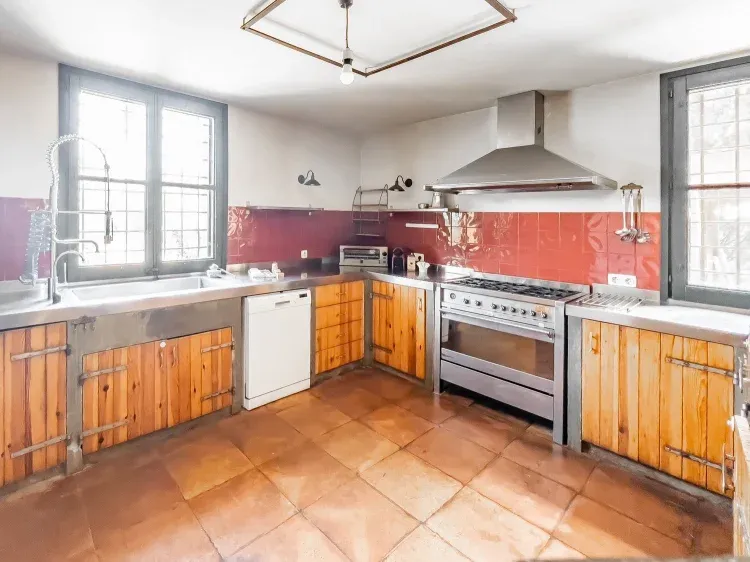Imagen de Hostal Nou de Crespia - Gran cocina totalmente equipada