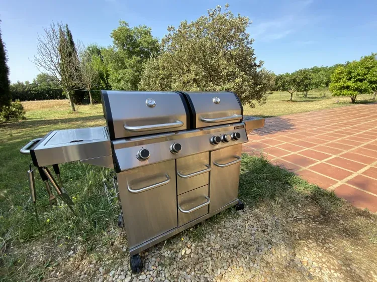 Imagen de Hostal Nou de Crespia - Gran barbacoa exterior