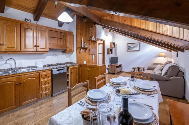 Imagen de Ático: salón - comedor y cocina
