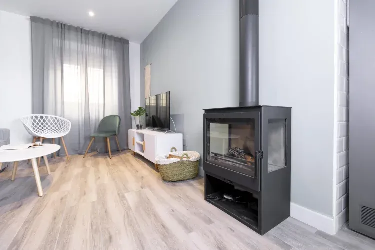 Imagen de Zona de estar con chimenea