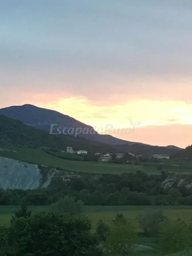 Imagen de Peña de Izaga vista desde la terraza de la vivienda