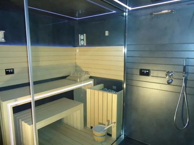 Imagen de Relajante sauna finlandesa y 