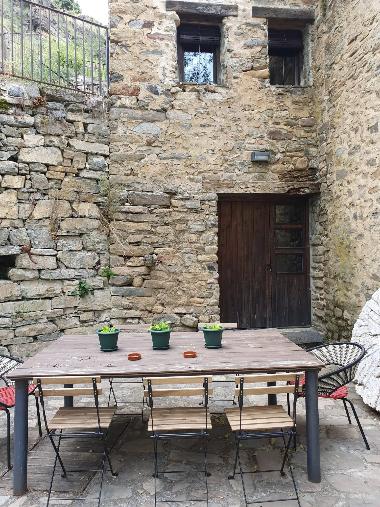 Imagen de terraza casa búho