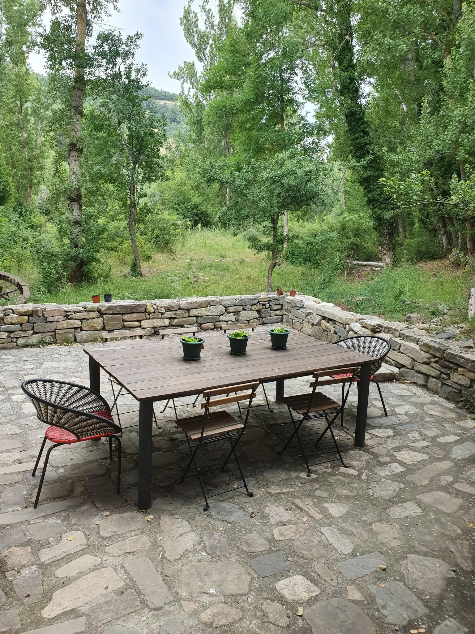 Imagen de terraza casa búho
