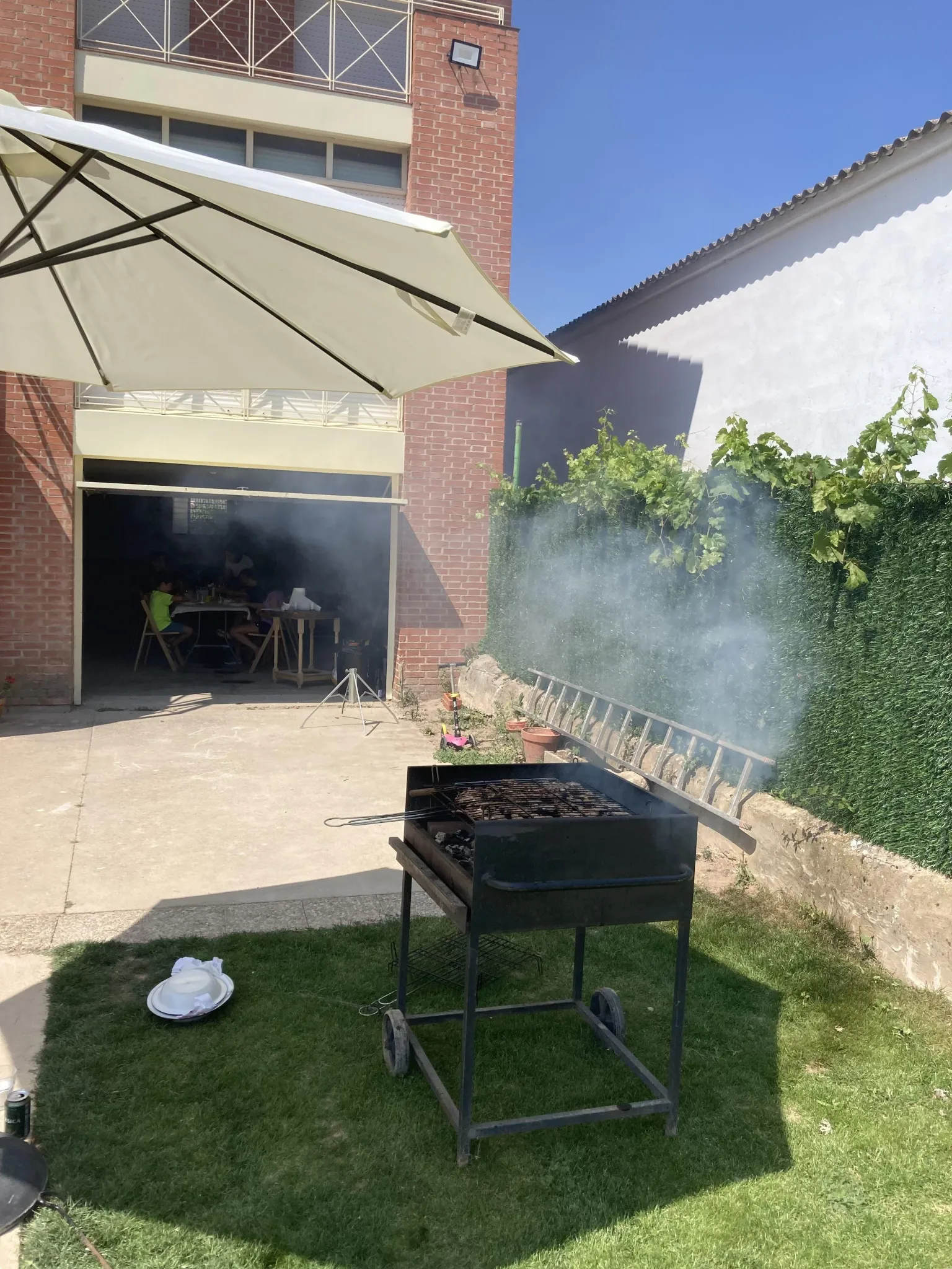 Imagen de Barbacoa! La leña también la ponemos.