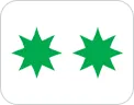 Imagen de 2 Estrellas verdes