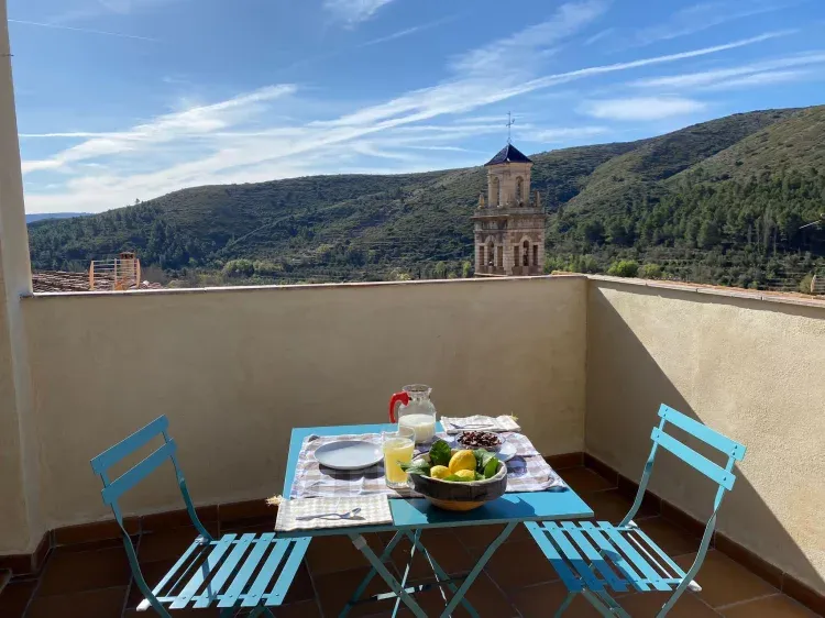Imagen de terraza con visas