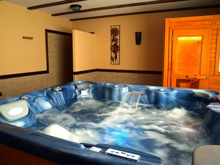 Imagen de Zona Spa con sauna  en el interior de la casa