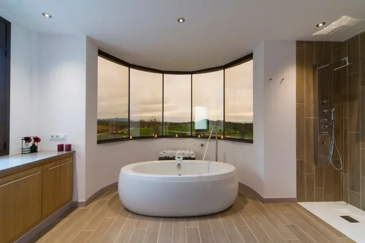 Imagen de Bañera hidromasaje con vistas panorámicas