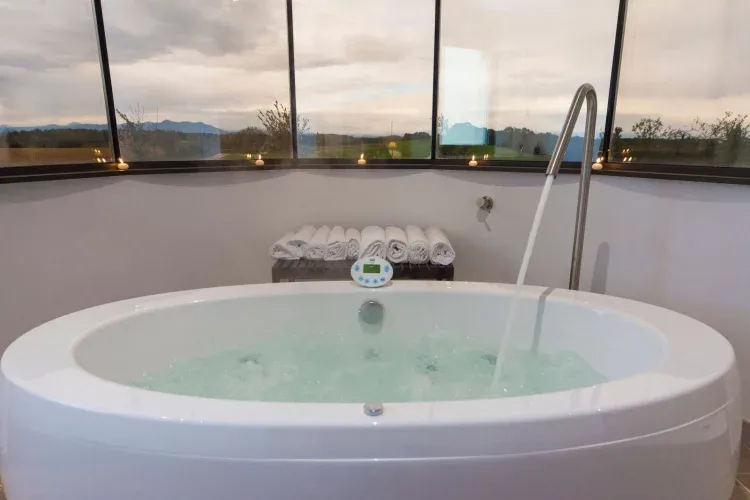 Imagen de Bañera hidromasaje con vistas panorámicas