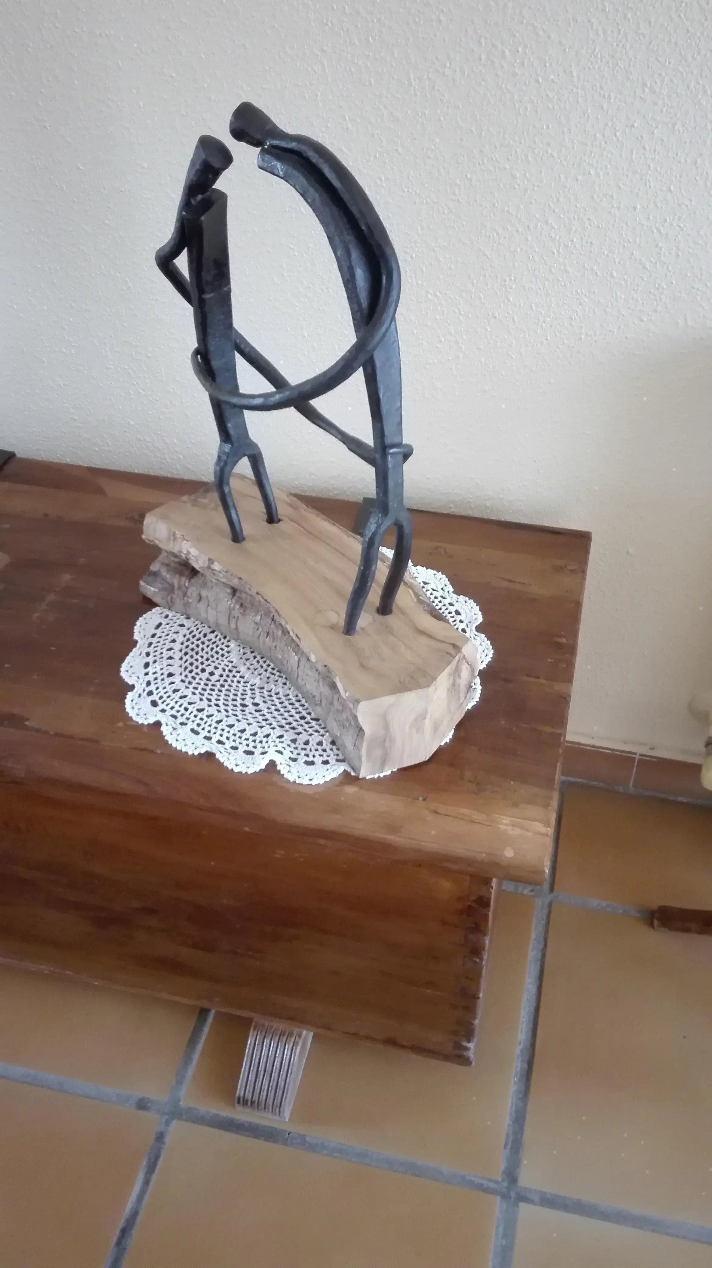 Imagen de Enamorados. Objeto de forja