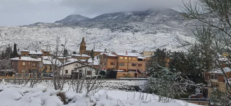 Imagen de Vista de Ábalos invierno