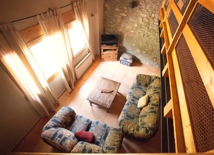 Imagen de Sala de estar des del altillo