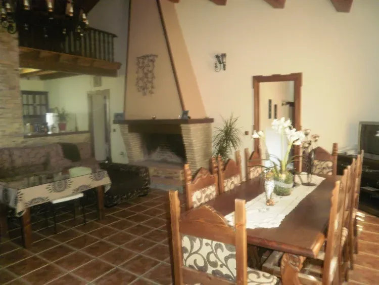 Imagen de Amplio salón con chimenea