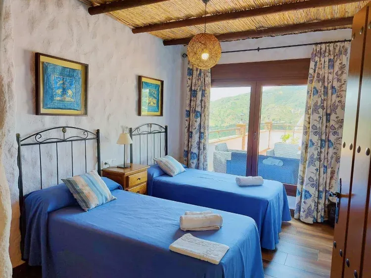 Imagen de Habitación doble con dos camas individuales.