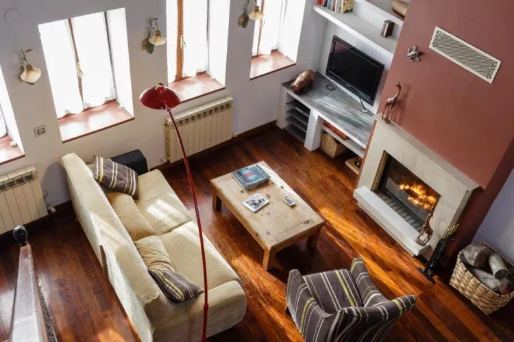 Imagen de La casa Maitetxu 1 se caracteriza por su acogedor salón