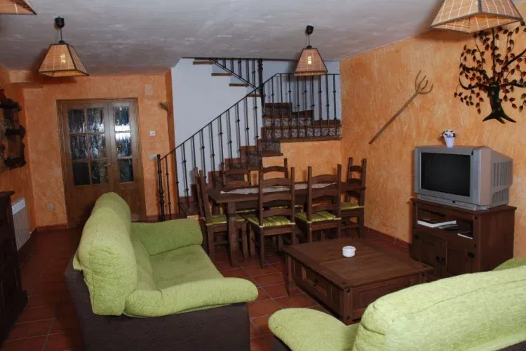 Imagen de salon principal casa 1, de una de las casas